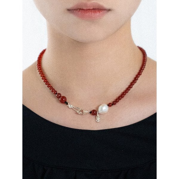 Artisan Red Necklace