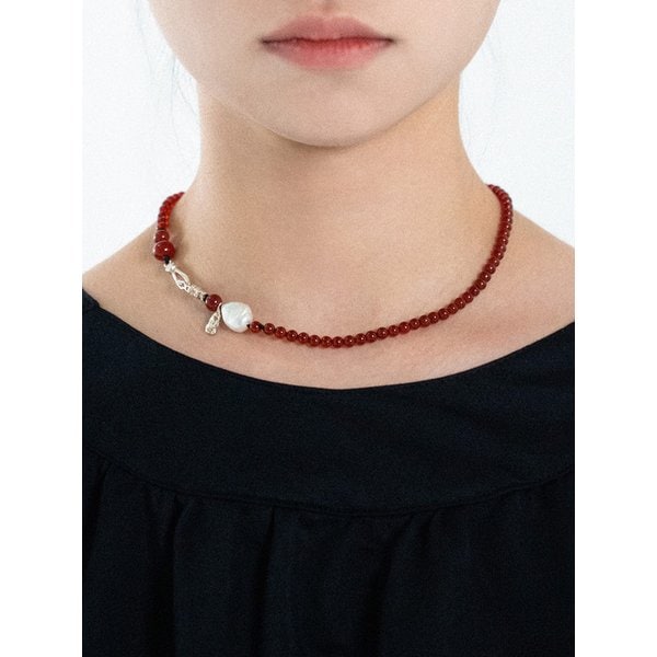Artisan Red Necklace