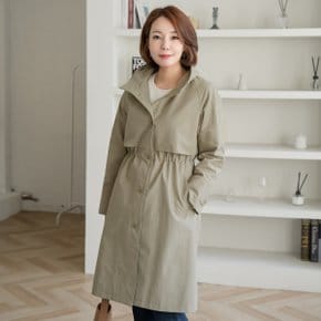 엄마옷 마담4060 데일리하이넥롱40대50대코트-RCO2402001-