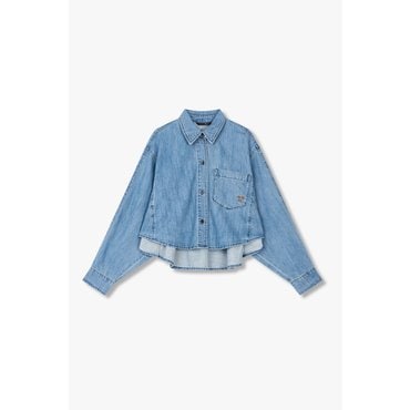 GCUT [지컷25F/W]스몰 로고 데님 셔츠(7255355105)