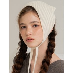 Wool knit hair kerchief, Jenne (2 colors)