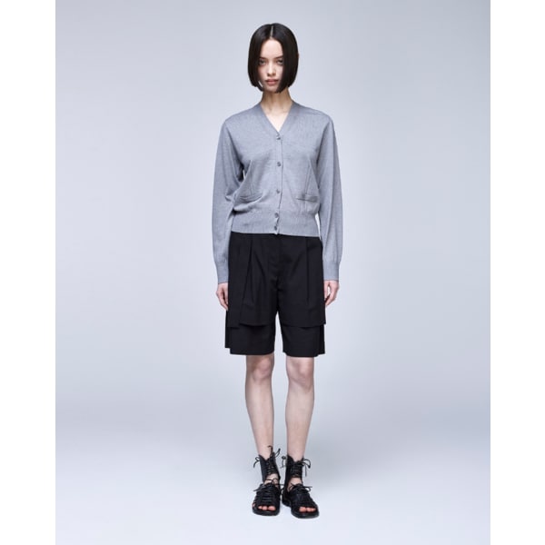 [파주점] [송지오우먼]송지오 시그니처 레이어드 쇼츠 블랙 WH3PT325BK