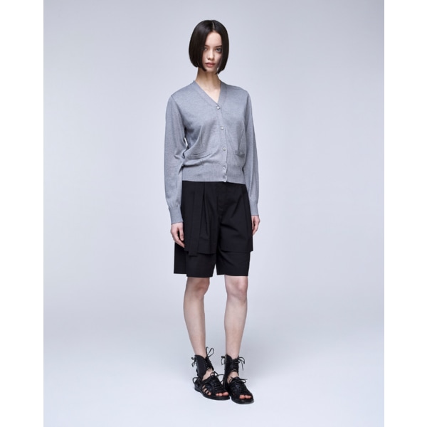 [파주점] [송지오우먼]송지오 시그니처 레이어드 쇼츠 블랙 WH3PT325BK