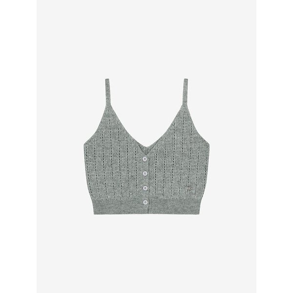 V넥 버튼 니트 베스트 (TMVCB2932)