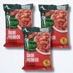 비비고 매운 떡볶이 360g 3개