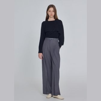 잇미샤 [부산점] 벨티드 투턱 팬츠 (ITPBYPT410)