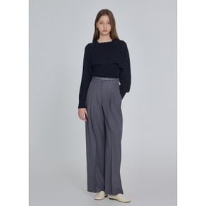 [부산점] 벨티드 투턱 팬츠 (ITPBYPT410)