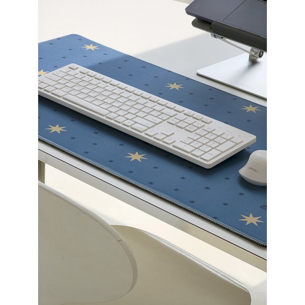 스텔라도트 데스크패드 마우스 키보드 노트북 컴퓨터 책상 매트 대형 와이드 장패드