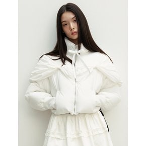 RIBBON PUFFER JACKET_TT4W001IV