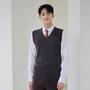 교복몰 보풀방지 그레이 롱 교복조끼 남자  교복 학생_P351844576