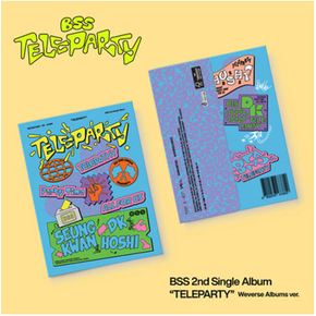 개봉앨범 포카 없음 / 부석순 (SEVENTEEN) - 2nd Single Album ‘TELEPARTY’ Weverse Albums ver.