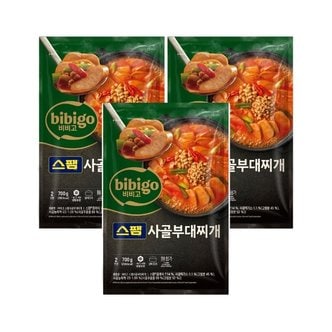 CJ제일제당 (냉동)비비고 스팸사골부대찌개 700g x3개