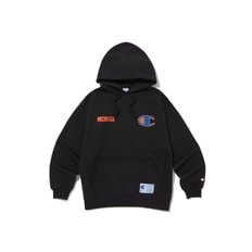 [23FW] [ASIA] Super Fleece 그래픽 후드스웨트셔츠 (BLACK) CKTS3F512BK