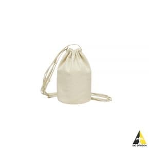 오라리 LEATHER BIG ROUND STRING POUCH IVORY (A23AB01AE) (레더 빅 라운드 스트링 파