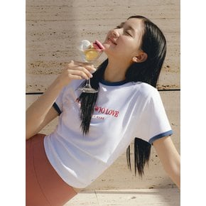 티나 올데이 레터링 티셔츠