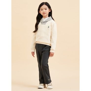 빈폴키즈 [30%OFF][BEANPOLE KIDS] 여아 밍크퍼 부츠컷 팬츠  애쉬 (BI3921G014)