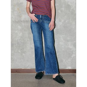 Bootcut Denim Pants Blue