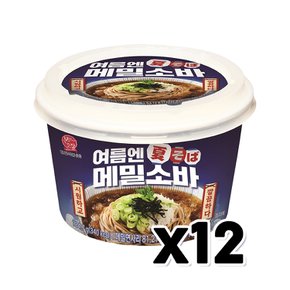 본고장 한일 여름엔메밀소바 즉석용기면 184.7g x 12개