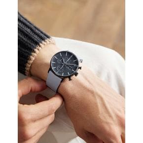 [해외배송] FORM A CHRONOSCOPE 오토매틱 42MM PVD코팅 스테인레스 스틸 & 레더 시 B0081049658