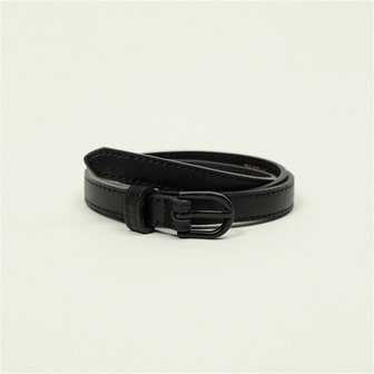 킨더살몬 Coated Buckle Belt Black