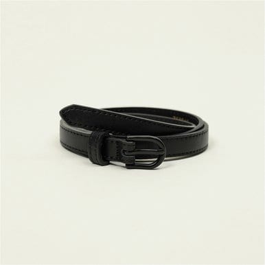 Coated Buckle Belt Black