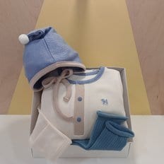 블루독베이비 **CR)롤리팝모달바디수트,양말 선물세트(45170-040-15+45170-011-09)
