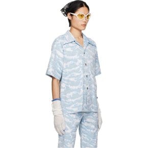 안나수이 SSENSE 익스클루시브 블루 & 화이트 셔츠 M1024D20 POWDER BLUE