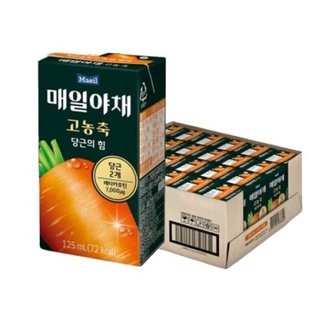 텐바이텐 매일야채 당근쥬스 고농축 당근의힘 125ML 24팩