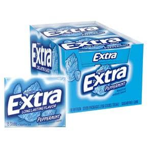 엑스트라 페퍼민트 츄잉 껌 15스틱 10개 Extra Peppermint Chewing Gum