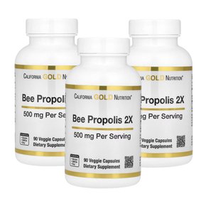 CGN 꿀벌 프로폴리스 추출물 농축액 2X 500mg 90베지캡슐 X 3통