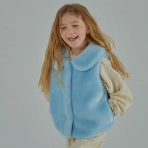 CARA COLLAR ECO FUR KIDS VEST _P348953964