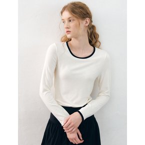 Bliss wool t-shirt ivory