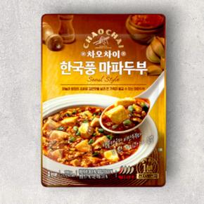 샘표 차오차이 한국풍마파두부 190g 중화요리 간편조리