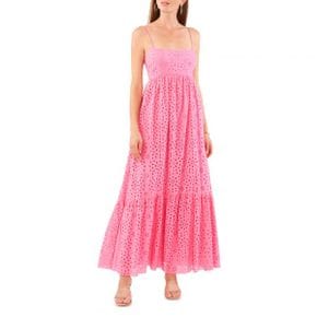 4600030 1.STATE Eyelet Cotton Maxi Sundress