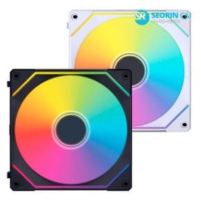 서린공식 LIAN LI UNI FAN SL-INF 140 RGB 리버스 화이트 1팩