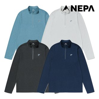 네파 [공식]네파 남성 마운틴 강연사 긴팔 집업 티셔츠 7I35401