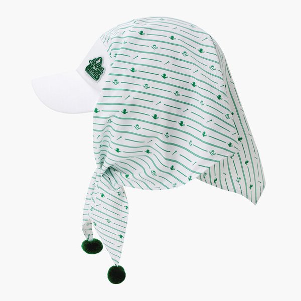[여주점] 여성 패턴 스카프 썬바이저 GR122LCP21 GREN