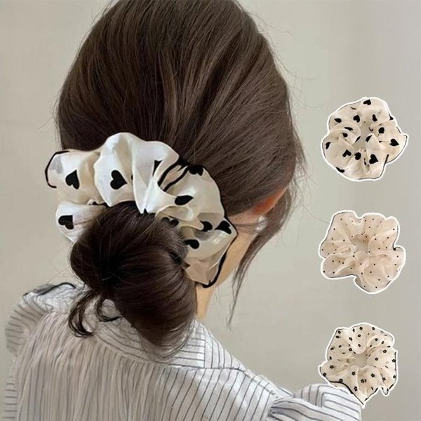 [써니 패션] 여성 곱창머리끈밴드 헤어슈슈 3개세트