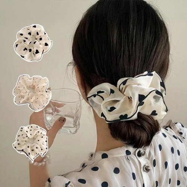 [써니 패션] 여성 곱창머리끈밴드 헤어슈슈 3개세트