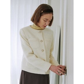 Classic Tweed Jacket_ivory