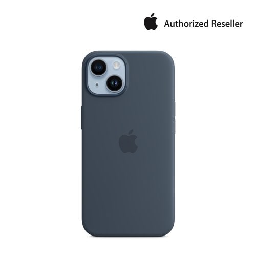 애플 정품 맥세이프 아이폰 14 실리콘 케이스 스톰블루 MPRV3FE/A