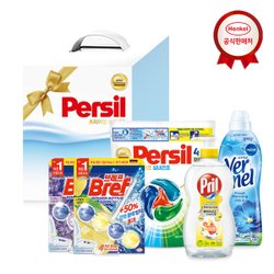 헨켈 선물세트 퍼실 디스크 26개입+버넬0.9L+프릴700ml+브레프1p 2개