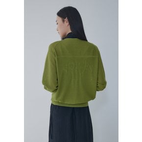 [보브]  백 레터링 브이넥 가디건  7156350006