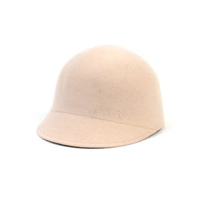 Wool Ivory Round Riding Cap 승마모자