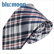 blu:moon 넥타이 - 시즌체크 네이비 8cm