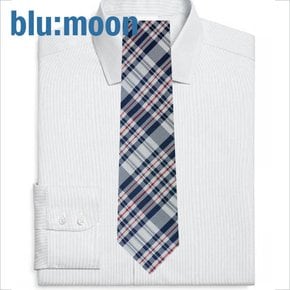 blu:moon 넥타이 - 시즌체크 네이비 8cm