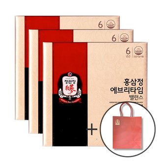 정관장 홍삼정 에브리타임 밸런스 10mL x 30포 3박스(쇼핑백포함)