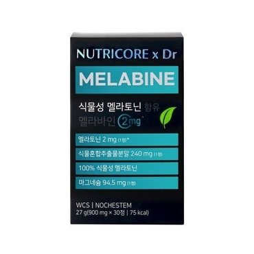 뉴트리코어 식물성 멜라바인 2mg