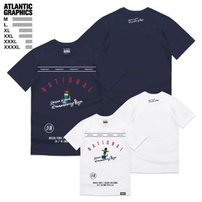 [ATLANTIC GRAPHICS] 아틀란틱그래픽스 반팔티셔츠 M~4XL AT004