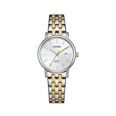 독일 시티즌 여자 시계 Citizen EU609453A Womens 아날로그 쿼츠워치 스테인리스스틸 스트랩 Bic